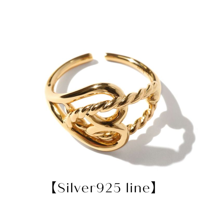 Link Heart Ring【Silver925 line】（Silver） | AnY space