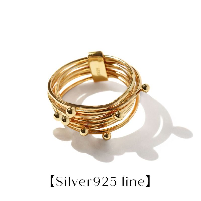 Circle Designed Ring【Silver925 line】（Silver） | AnY space